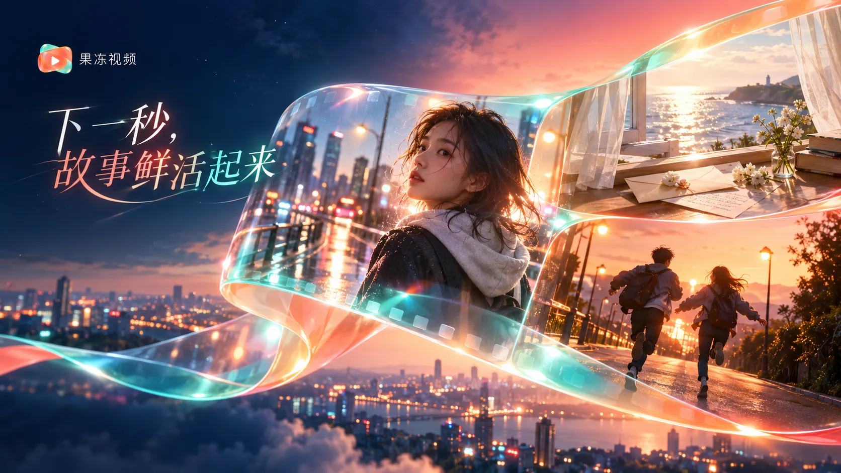 表现影像光影与构图的主题画面
